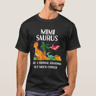 Mimisaurus Mimi Oma Saurus Women Dinosaur Matc T-Shirt