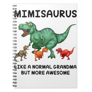 Mimisaurus wie ein normales Oma, aber Phantastisch Notizblock