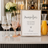 Mimosa Bar Minimalistisch Schwarz-Weiß-Dusche