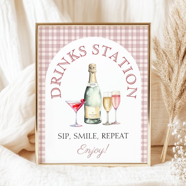 Mimosa Bar Pink Fresh-of-market-Brautparty Poster (Von Creator hochgeladen)