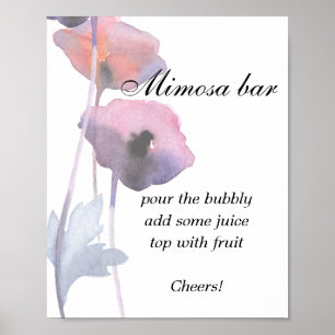 Mimosa Bar Poster