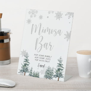 Mimosa-Bar Sockelschild