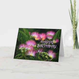 Mimosa Birthday Karte