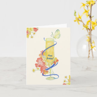 Mimosa_ Herzlichen Glückwunsch zum Geburtstag! Karte