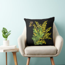 Mimosa, Hummeln-T - Shirt Kissen
