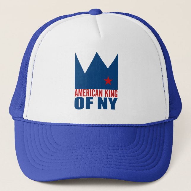 MIMS Hat - American King of NY Truckerkappe (Vorderseite)