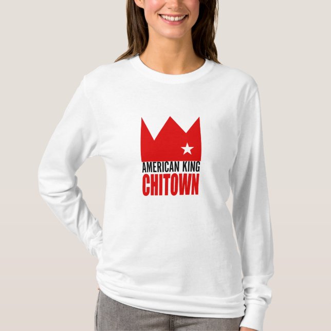 MIMS Kleid - amerikanischer König der Chi-Stadt T-Shirt (Vorderseite)