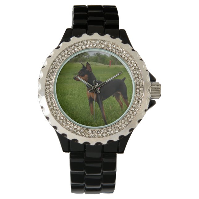 Min Button Armbanduhr (Vorderseite)