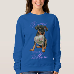 Min Button Herz Mama Langschläfer T - Shirt