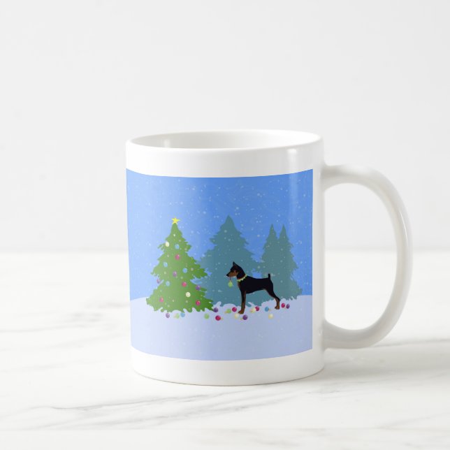 Min Button im Wald Dekorieren Weihnachtsbaum Kaffeetasse (Rechts)