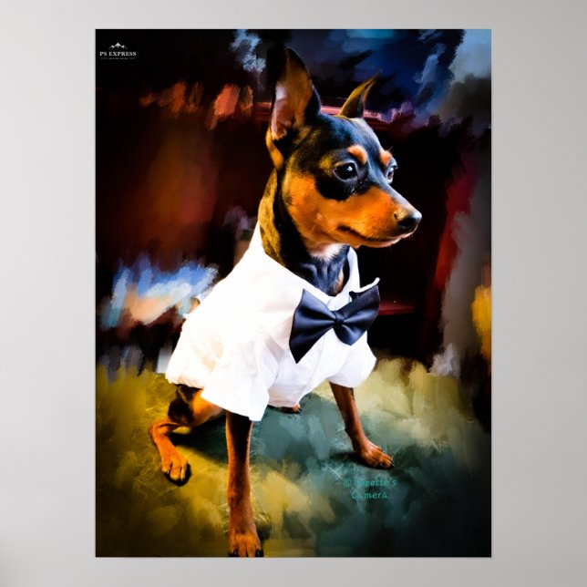 Min. Button in Stil 2 Poster (Vorne)