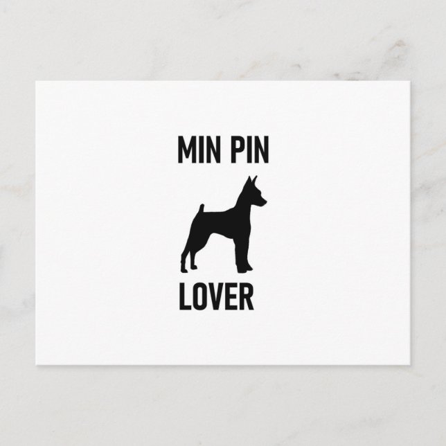 Min. Button Liebhaber 2 Postkarte (Vorderseite)