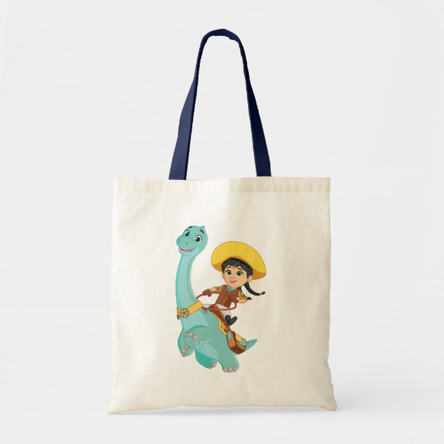 Min & Closing | Happy Cowgirl & Brontosaurus Ride Tragetasche (Vorne)