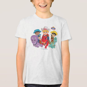 Min und Klee Dino Ranch Tri-Blend Shirt