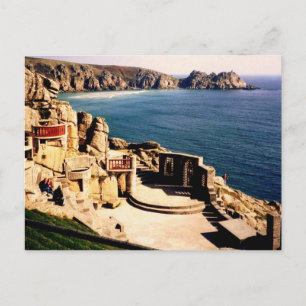 Minack Theater bei Porthcurno, Cornwall, England Postkarte