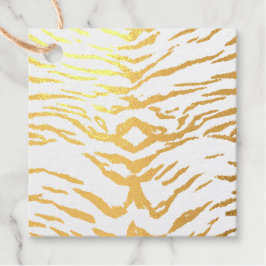Minalist, Tiger Print Gold Geschenkanhänger