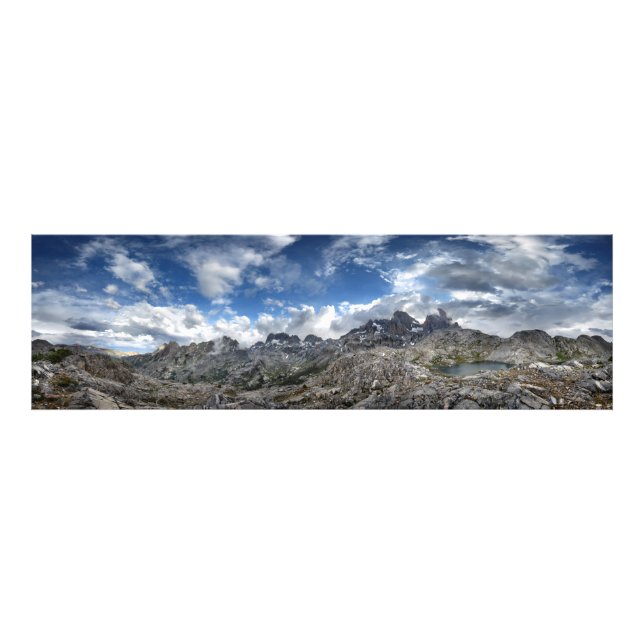 Minarettpanorama über den Seen von Nydiver - Sierr Fotodruck (Vorne)
