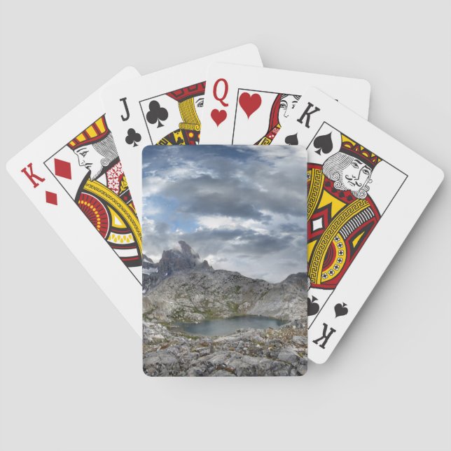 Minarettpanorama über den Seen von Nydiver - Sierr Spielkarten (Rückseite)