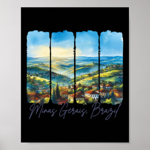 Minas Gerais Brasil Reisen Reise Minas Gerais Va Poster