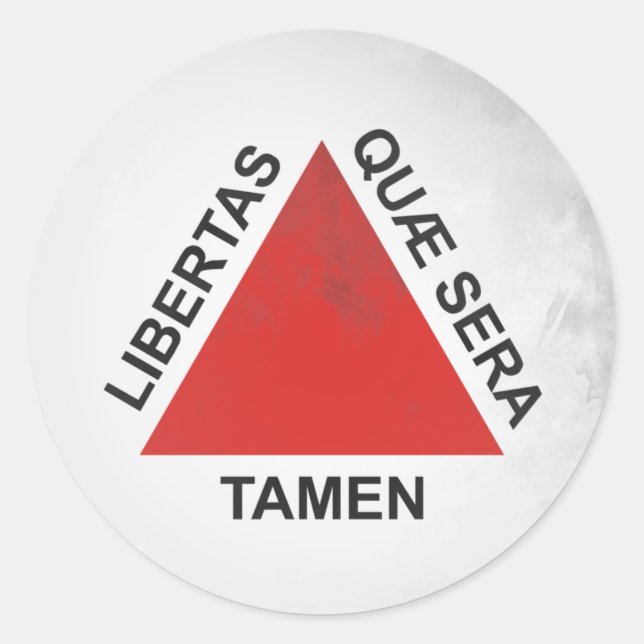 Minas Gerais Runder Aufkleber (Vorderseite)