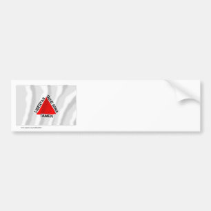 Minas Gerais, wellenartig bewegende Flagge Autoaufkleber
