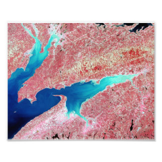Minasbecken und Chignecto Bay, Nova Scotia, Kanada Fotodruck