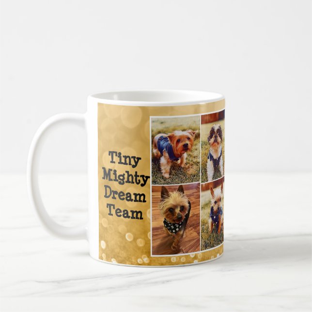 Mince Mighy DREAM Team Mug - Gold Arrière - plan (Gauche)