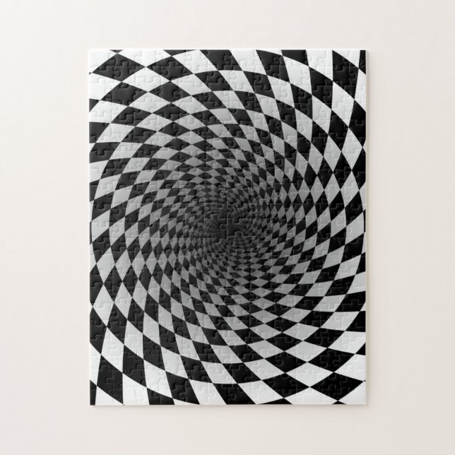 Mind Bending Black and White Optical Illusion (Vertikal)