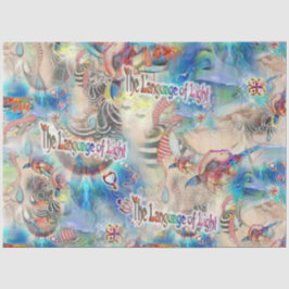Mind Doodling wiederholen Seidenpapier