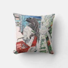 Mind Flayer Grocery Shopping Fantasy Throw Kissen