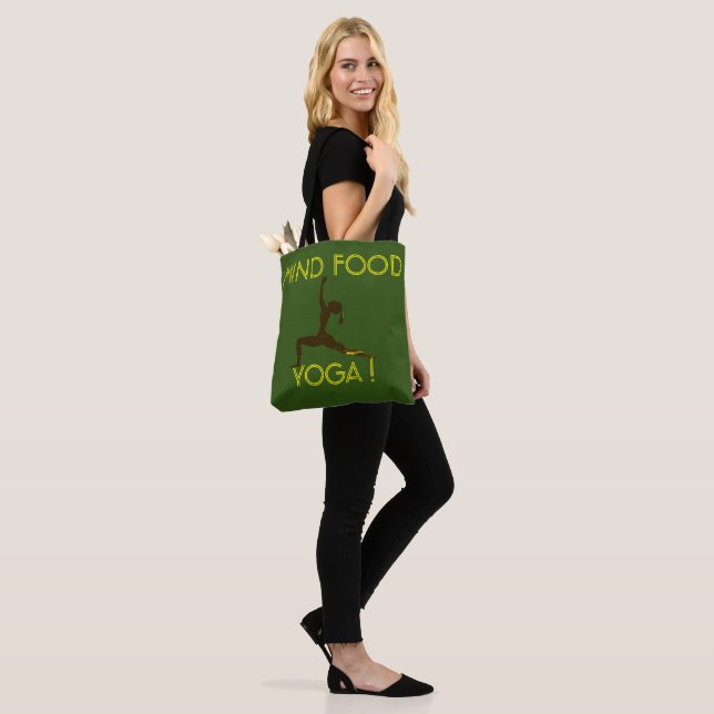 'Mind Food' Yoga Tote Bag Tasche (Am Model)