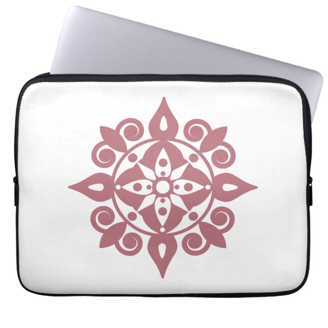 Mind fresh Mandala Design Laptopschutzhülle (Vorderseite)