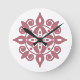 Mind fresh Mandala Design Runde Wanduhr