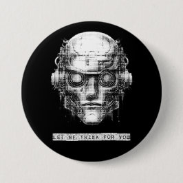Mind Kontrolle Cyberpunk Robot Button