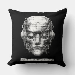 Mind Kontrolle Cyberpunk Robot Kissen