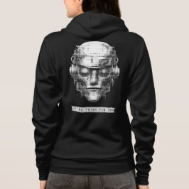 Mind Kontrolle Cyberpunk Roboter Front & Back Hoodie