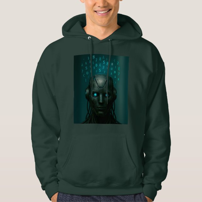 - "Mind of the Machine: Intelligence Unleashed" Hoodie (Vorderseite)