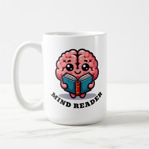 Mind Reader mit Name Funny Pun Kaffeetasse
