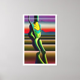 Mind Rickets - Ken Gage Surrealist Art Leinwanddruck