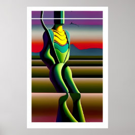 Mind Rickets - Ken Gage Surrealist Art Poster