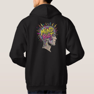 Mind Riot Hoodie - Abstraktes Chaos, kreative Ener