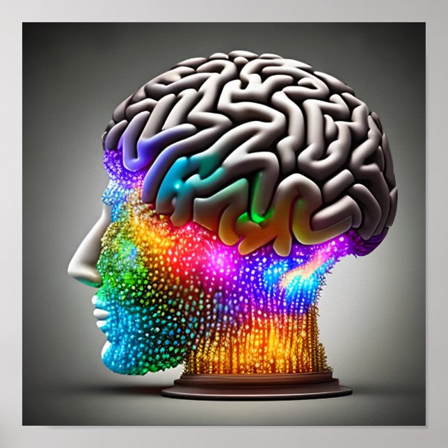 Mind with lights poster (Vorne)