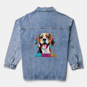 Mindbeagleing Beagle Dog Jeansjacke
