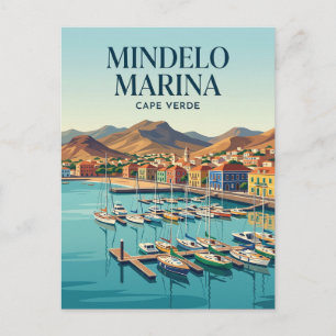 Mindelo Marina Kap Verde Postkarte