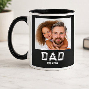 Mindest-Vater-Gründungsjahr Neuer Vater-Foto Tasse
