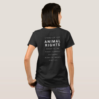 Mindestart der veganen Tierrechte T-Shirt