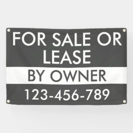 Mindestbetrag für den Verkauf oder die Vermietung Banner