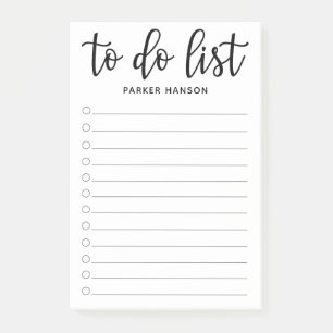 Mindestliste Post-it Klebezettel