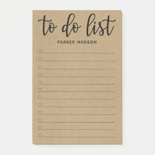 Mindestliste Post-it Klebezettel