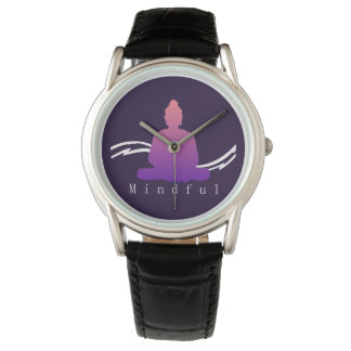 "Mindful" Schöner Buddha. Armbanduhr
